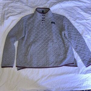 Eddie Bauer grey half zip
